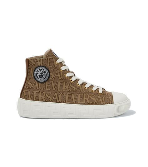 versace adidas|versace high top sneakers.